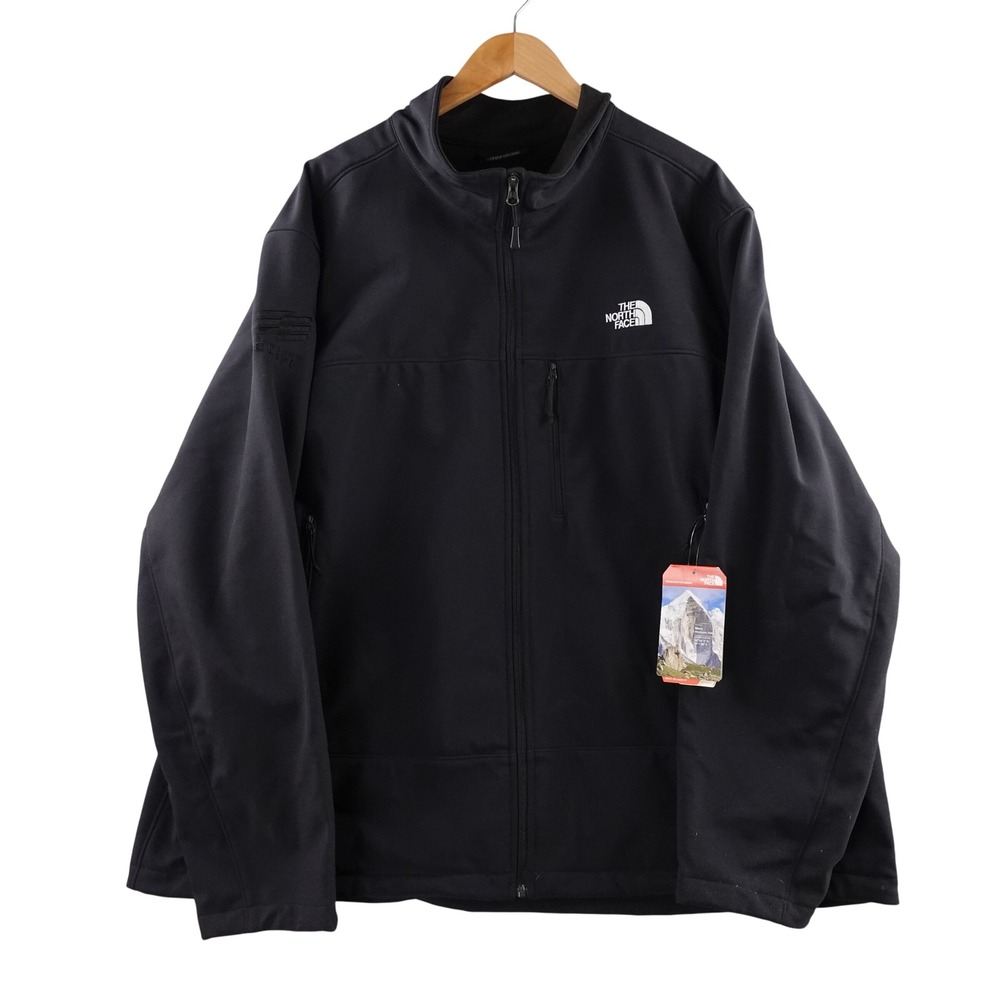 The North Face Apex Bionic Jacket Mens 3XL Black Softshell Outdoor Camp Hike NWT